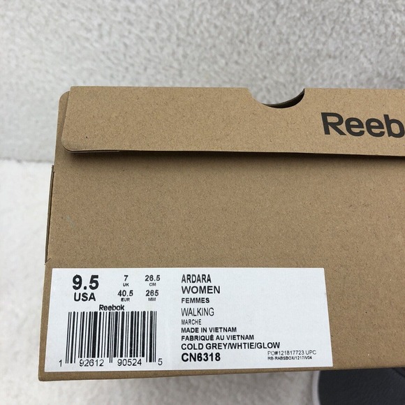 Reebok Ardara Sneakers Womens Size 9.5 Casual Comfort Walking Gray White CN6318 - Picture 13 of 14